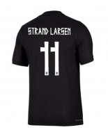 Norsko Jorgen Strand Larsen #11 Venkovní Dres MS 2026 Krátký Rukáv